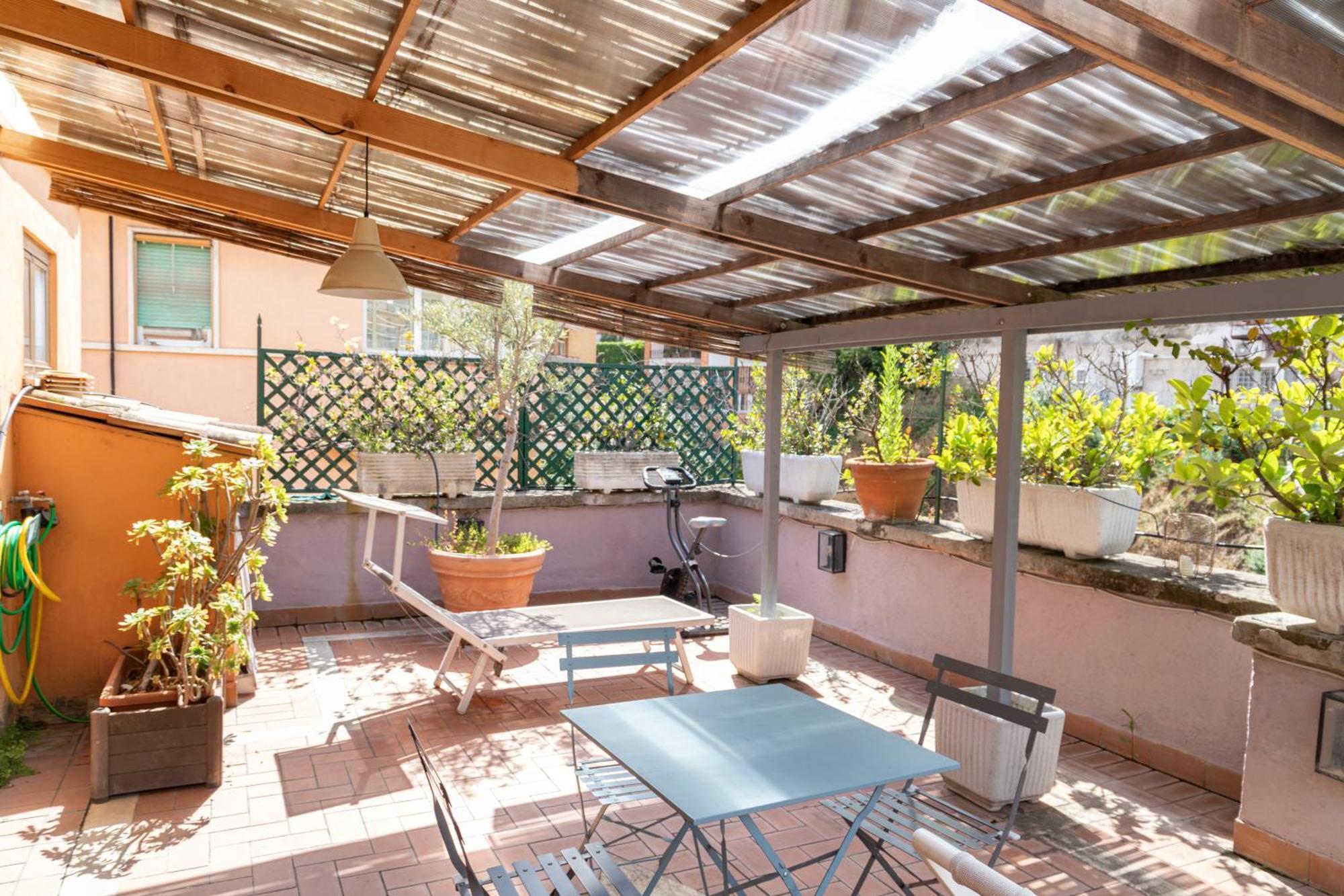 Your Trastevere Terrace Apartment Rome